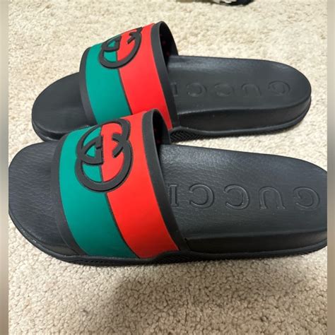 mens gucci slides size 7|Gucci slides men stockx.